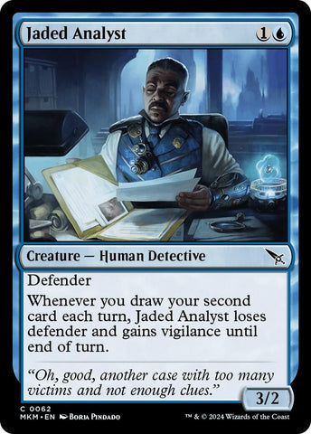 Image for Jaded Analyst (62) [Murders at Karlov Manor]