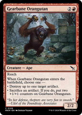 Image for Gearbane Orangutan (129) [Murders at Karlov Manor]