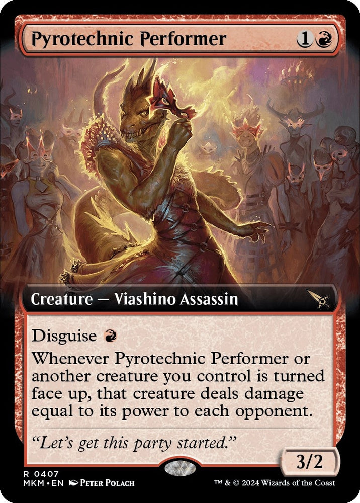 Image for Pyrotechnic Performer (Extended Art) (407) [Murders at Karlov Manor]