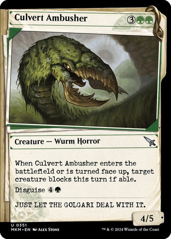 Image for Culvert Ambusher (Showcase) (351) [Murders at Karlov Manor]