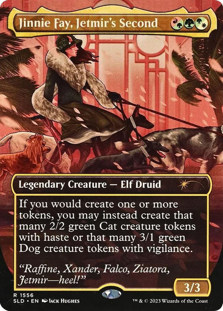 Image for Jinnie Fay, Jetmir's Second (Display Commander) - Thick Stock (1556) [Secret Lair Drop Series]