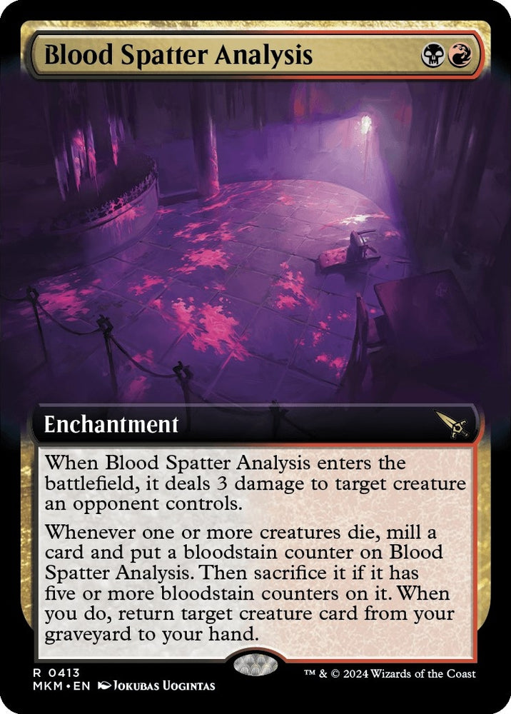 Image for Blood Spatter Analysis (Extended Art) (413) [Murders at Karlov Manor]