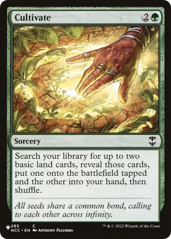 Image for Cultivate (NCC) (285) [The List Reprints]