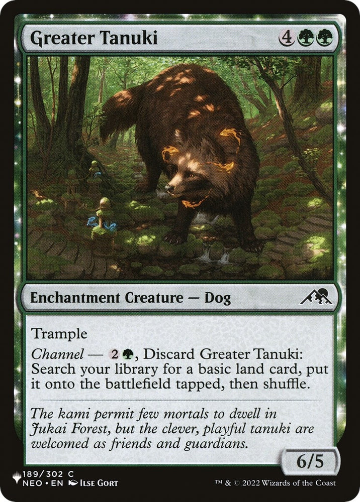 Image for Greater Tanuki (189) [The List Reprints]