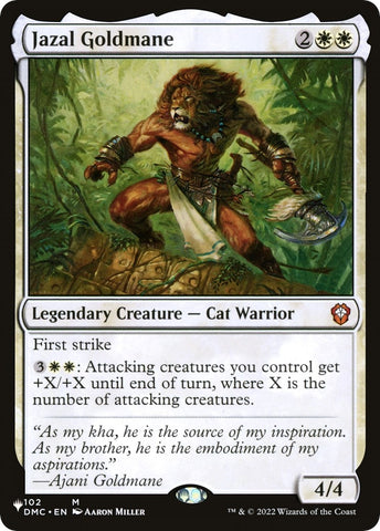 Image for Jazal Goldmane (102) [The List Reprints]