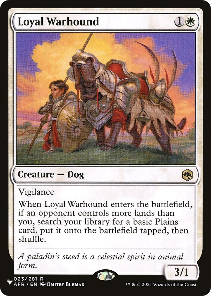 Image for Loyal Warhound (23) [The List Reprints]