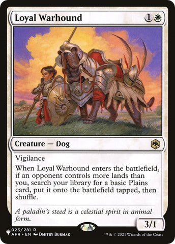 Image for Loyal Warhound (23) [The List Reprints]