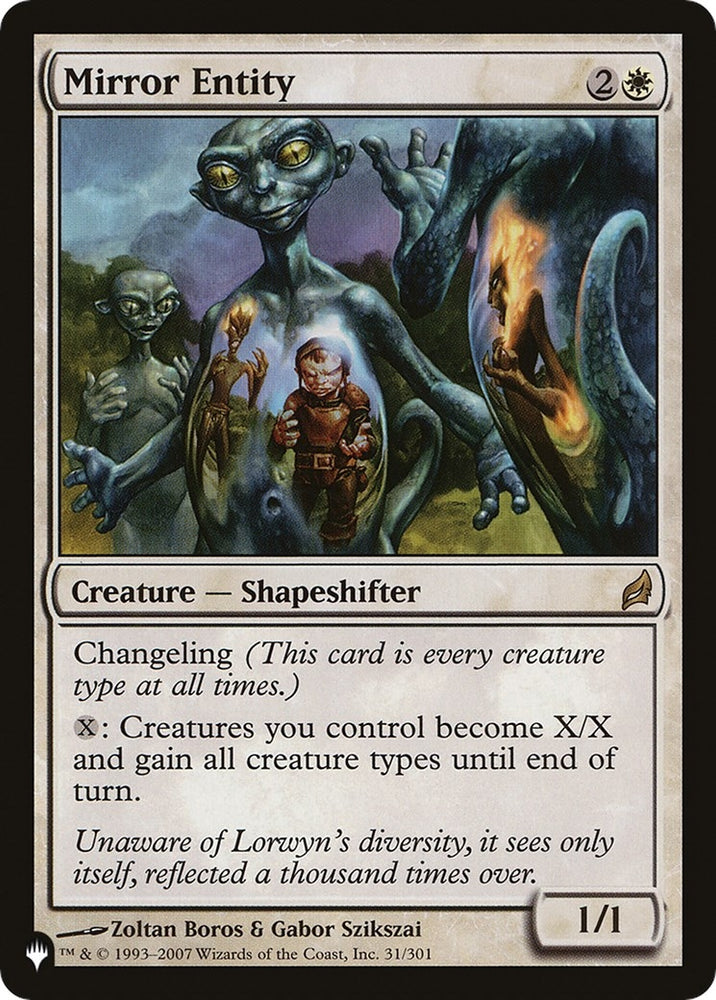 Image for Mirror Entity (LRW) (31) [The List Reprints]