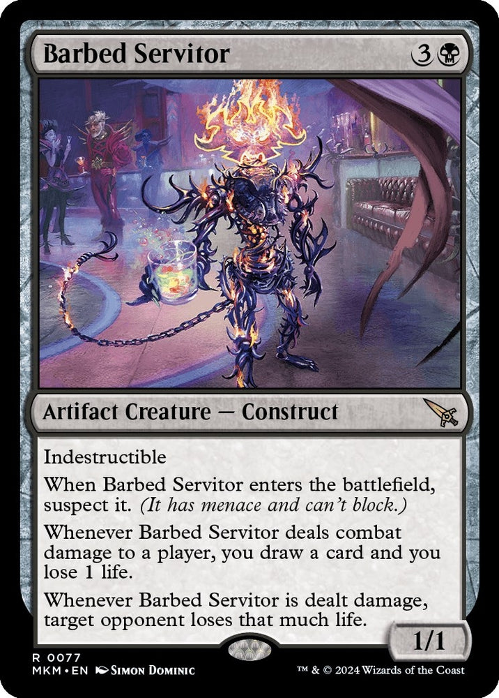 Image for Barbed Servitor (77) [Murders at Karlov Manor]