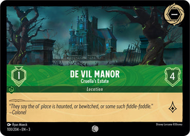 Image for De Vil Manor - Cruella's Estate (100/204) [Into the Inklands]