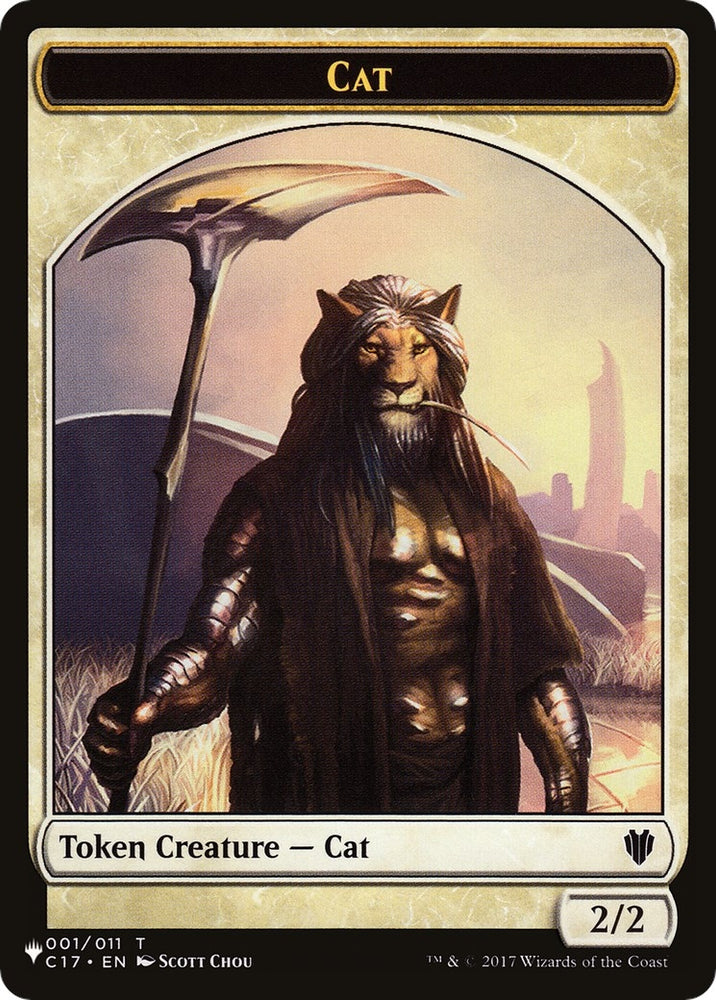 Image for Cat (001) // Citizen Double-Sided Token (1 // 12) [The List Reprints]
