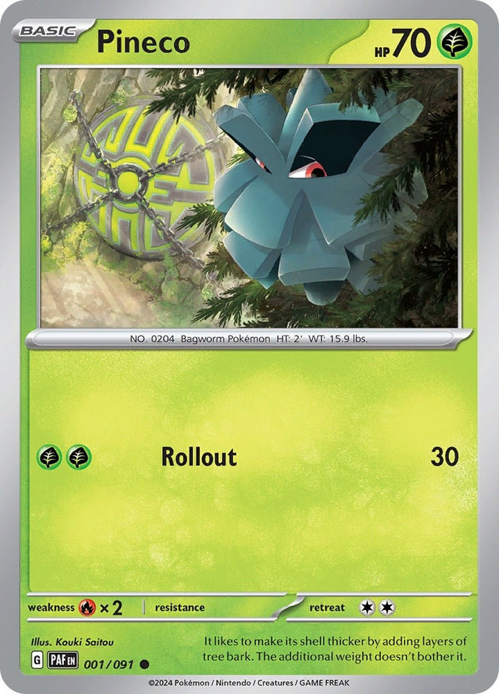 Image for Pineco (001/091) - Pokemon