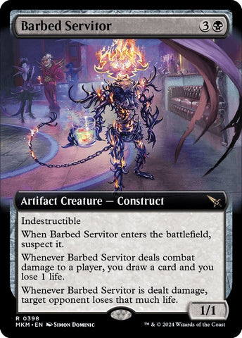 Image for Barbed Servitor (Extended Art) (398) [Murders at Karlov Manor]