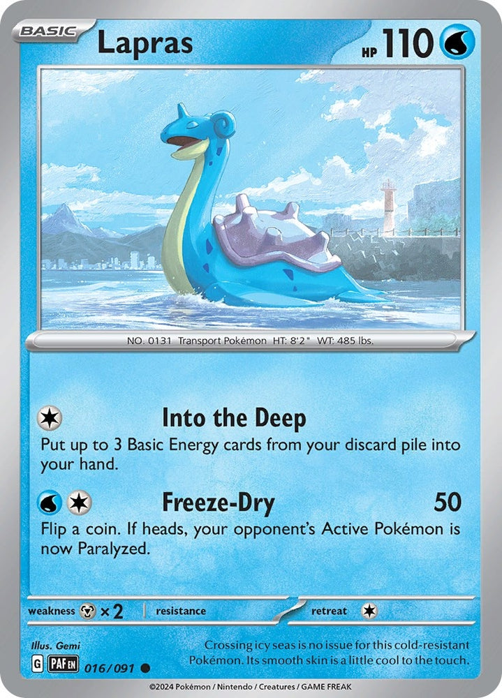 Image for Lapras (016/091) (PAF)