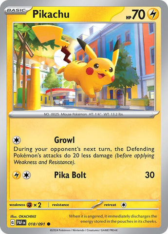 Image for Pikachu - 018/091 (018/091) (PAF)