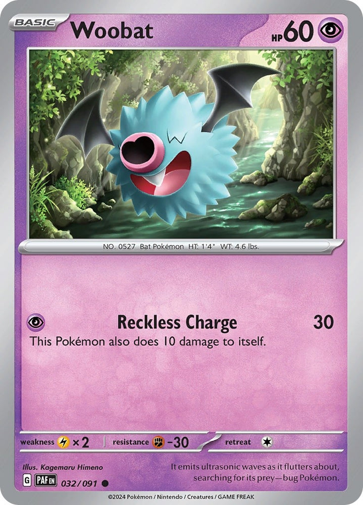 Image for Woobat (032/091) (PAF)