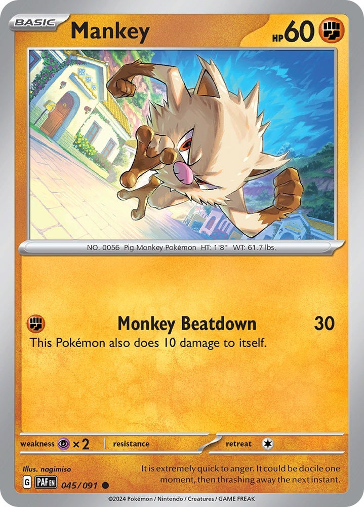Image for Mankey - 045/091 (045/091) (PAF)