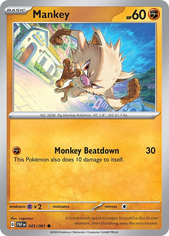 Image for Mankey - 045/091 (045/091) (PAF)