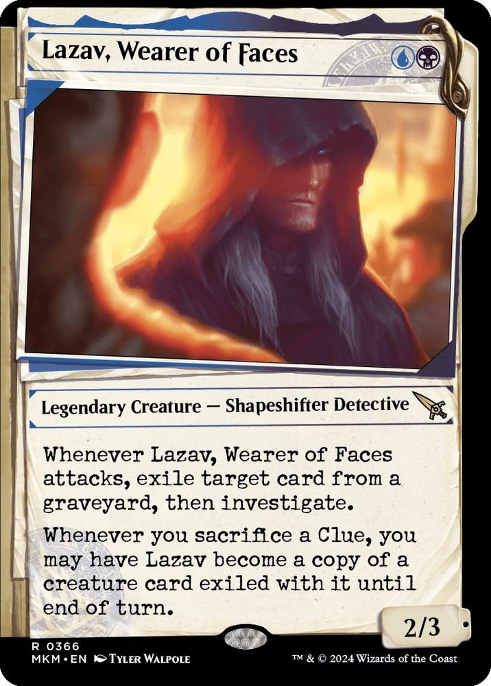 Image for Lazav, Wearer of Faces (Showcase) (0366) (366) [Murders at Karlov Manor]