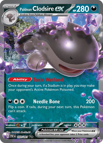 Image for Paldean Clodsire ex - 059/091 (059/091) (PAF)