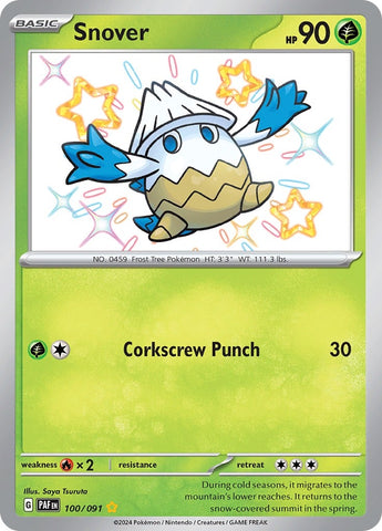 Image for Snover (100/091) [SV: Paldean Fates]