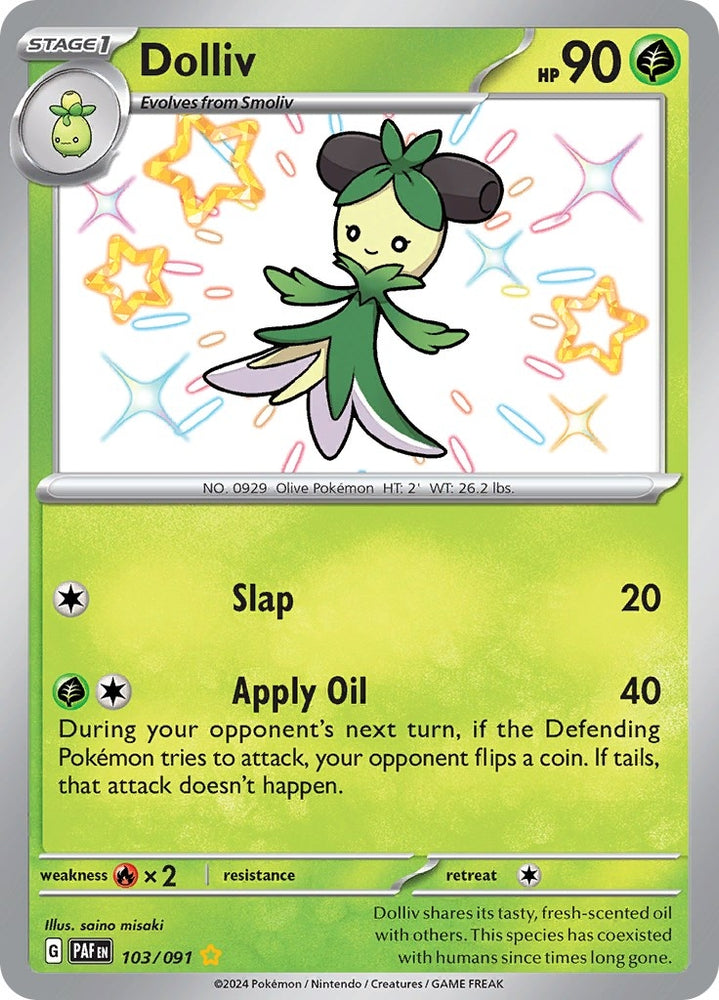 Image for Dolliv (103/091) [SV: Paldean Fates]