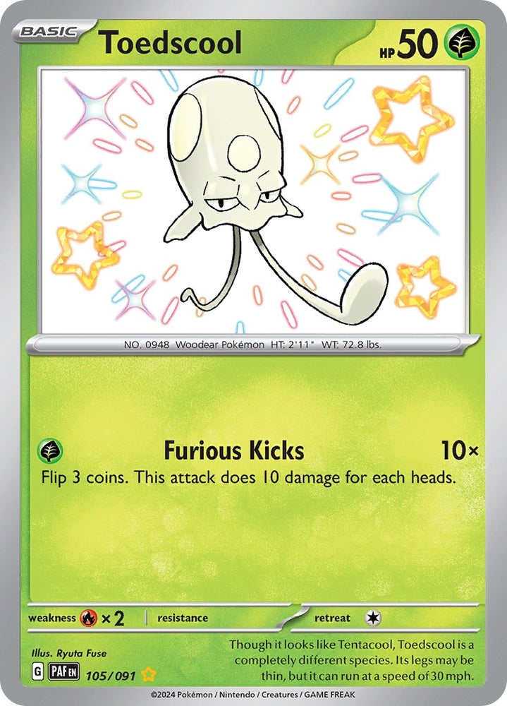 Image for Toedscool - 105/091 (105/091) [SV: Paldean Fates]