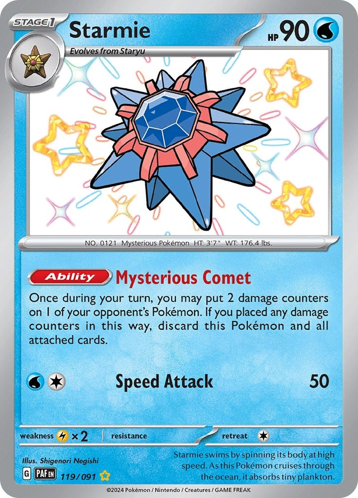 Image for Starmie (119/091) [SV: Paldean Fates]