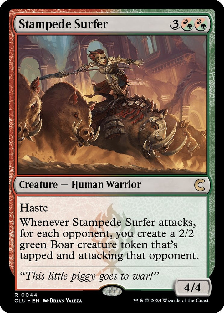 Image for Stampede Surfer (44) [Ravnica: Clue Edition]