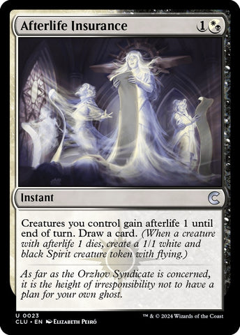 Image for Afterlife Insurance (23) [Ravnica: Clue Edition]