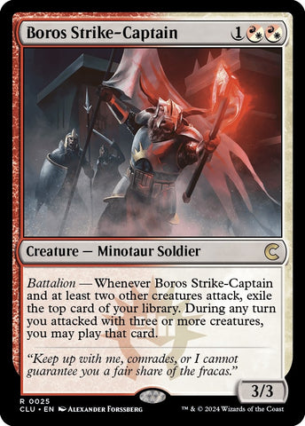 Image for Boros Strike-Captain (25) [Ravnica: Clue Edition]