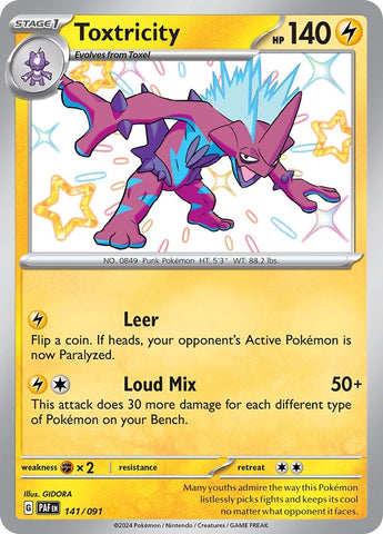 Image for Toxtricity (141/091) [SV: Paldean Fates]