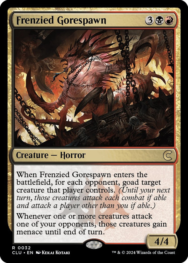 Image for Frenzied Gorespawn (32) [Ravnica: Clue Edition]