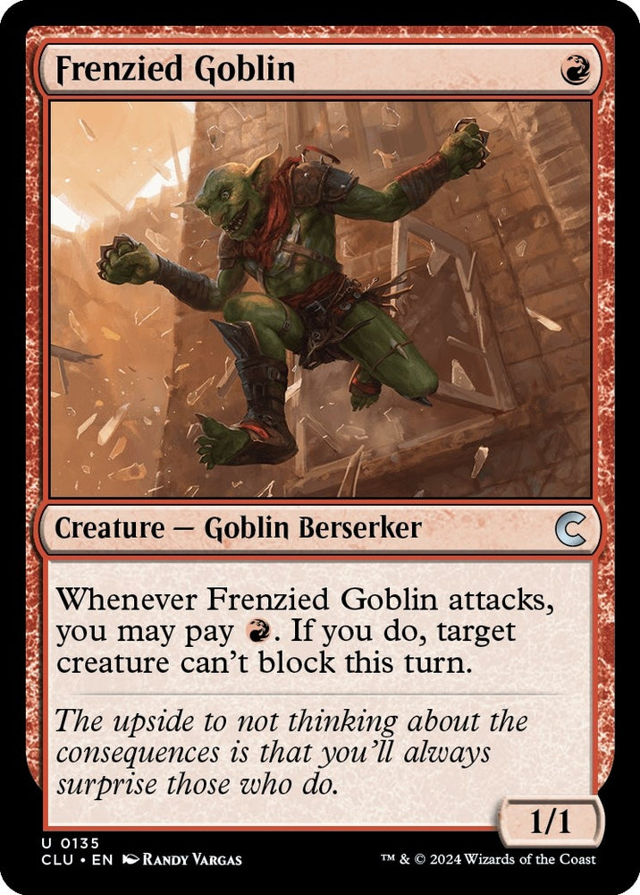 Image for Frenzied Goblin (135) [Ravnica: Clue Edition]