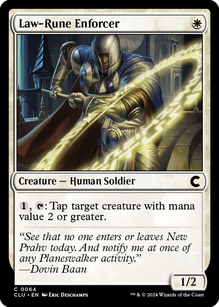 Image for Law-Rune Enforcer (64) [Ravnica: Clue Edition]