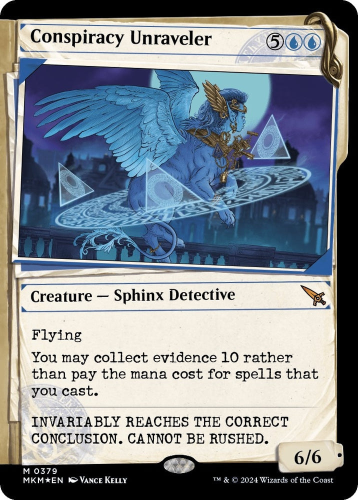 Image for Conspiracy Unraveler (Showcase) (Invisible Ink) (379) [Murders at Karlov Manor]