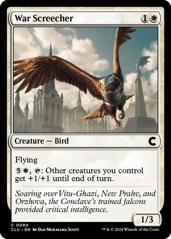 Image for War Screecher (80) [Ravnica: Clue Edition]