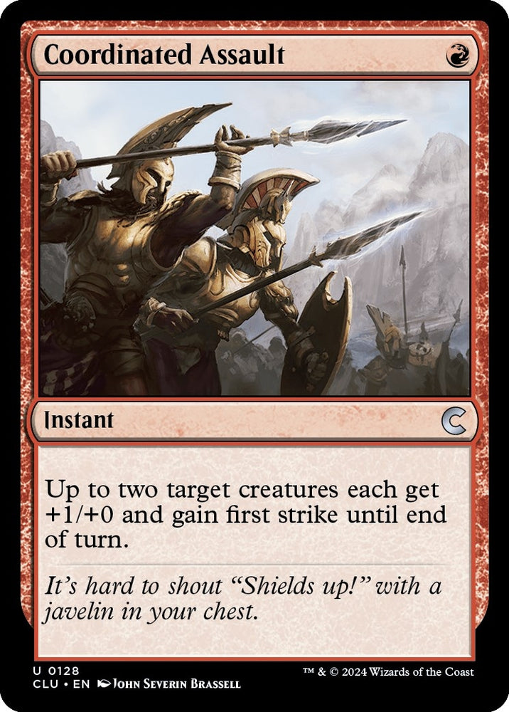 Image for Coordinated Assault (128) [Ravnica: Clue Edition]