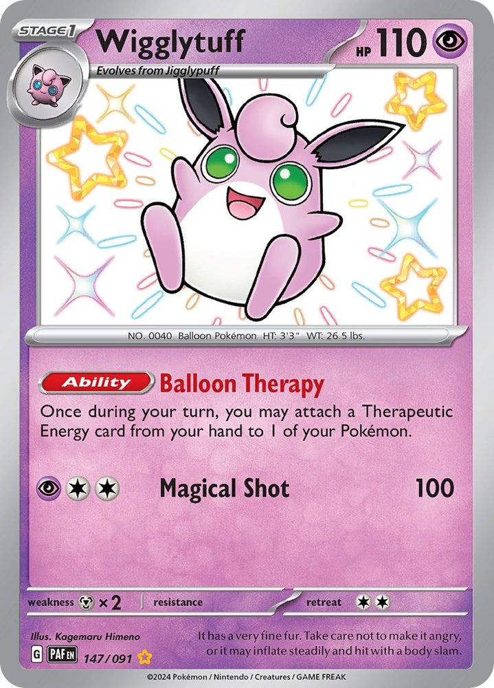 Image for Wigglytuff (147/091) (PAF)