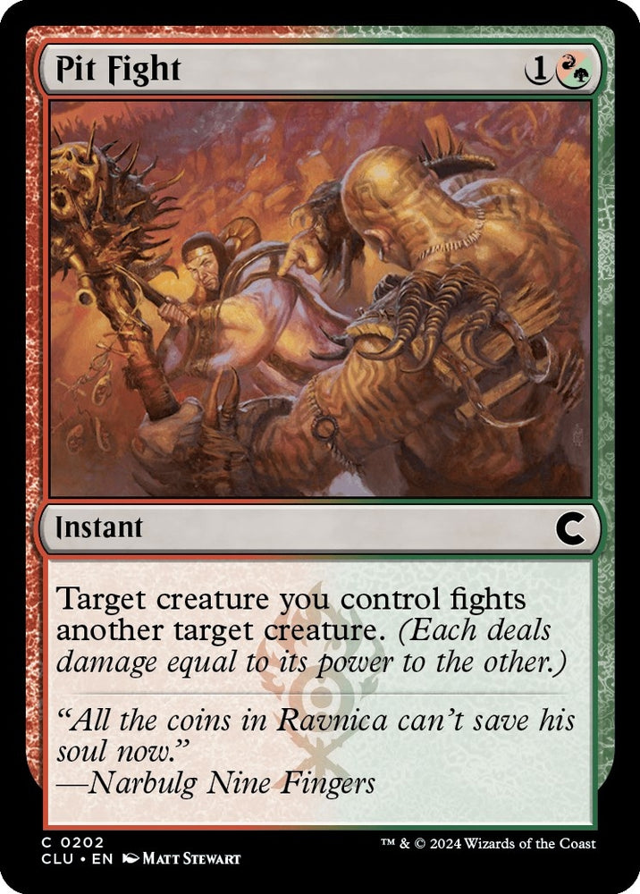 Image for Pit Fight (202) [Ravnica: Clue Edition]