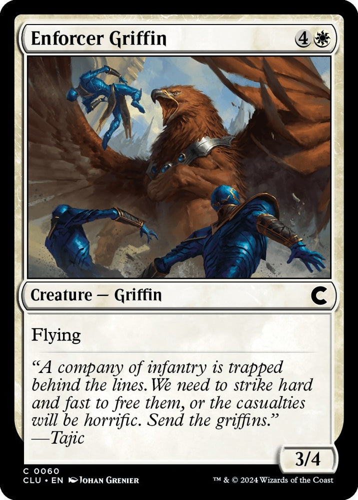 Image for Enforcer Griffin (60) [Ravnica: Clue Edition]