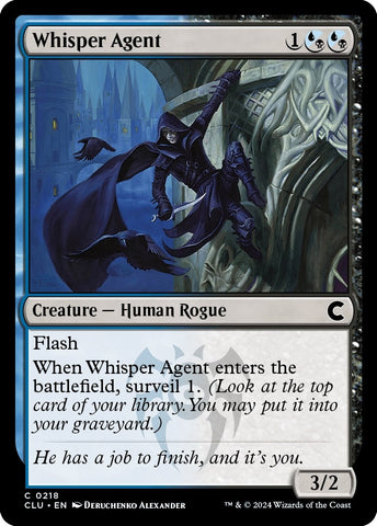 Image for Whisper Agent (218) [Ravnica: Clue Edition]