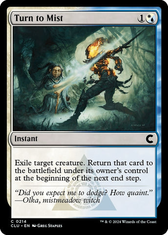 Image for Turn to Mist (214) [Ravnica: Clue Edition]
