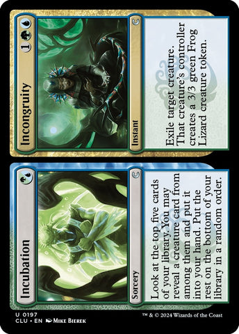 Image for Incubation // Incongruity (197) [Ravnica: Clue Edition]
