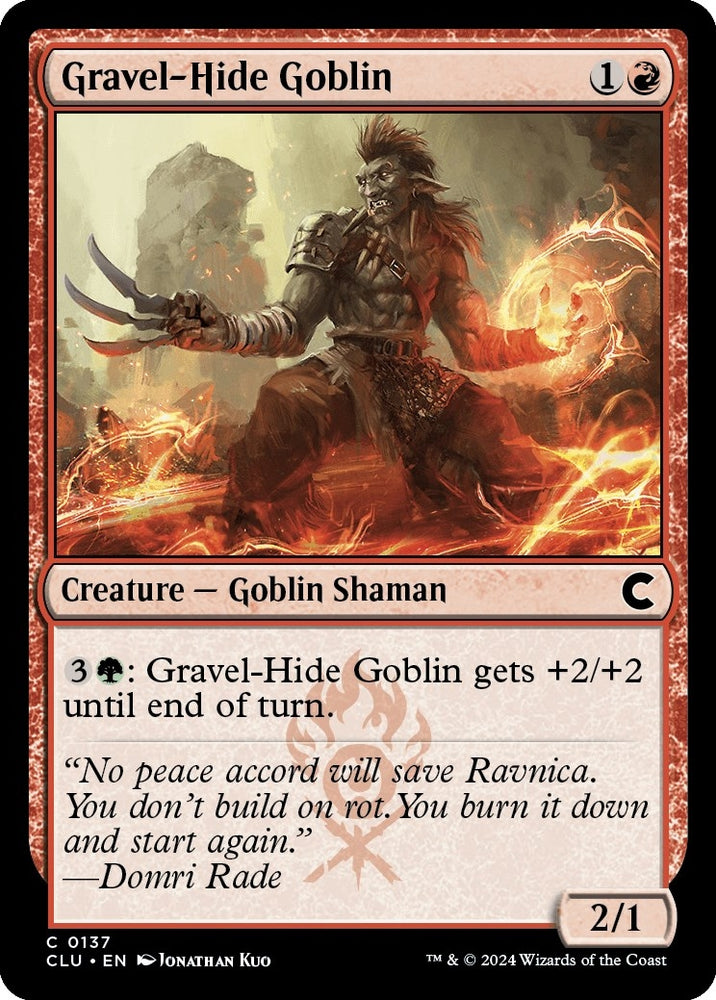 Image for Gravel-Hide Goblin (137) [Ravnica: Clue Edition]