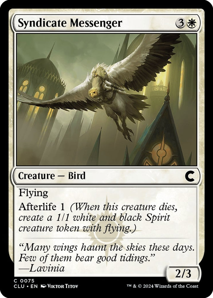 Image for Syndicate Messenger (75) [Ravnica: Clue Edition]