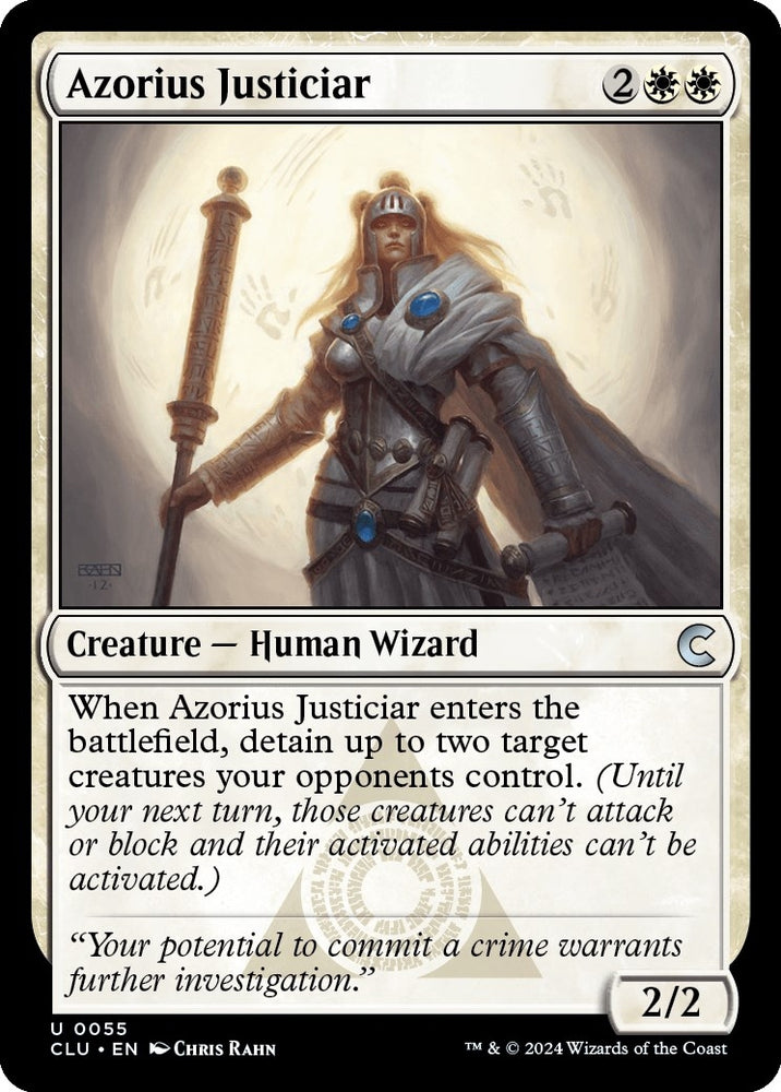Image for Azorius Justiciar (55) [Ravnica: Clue Edition]