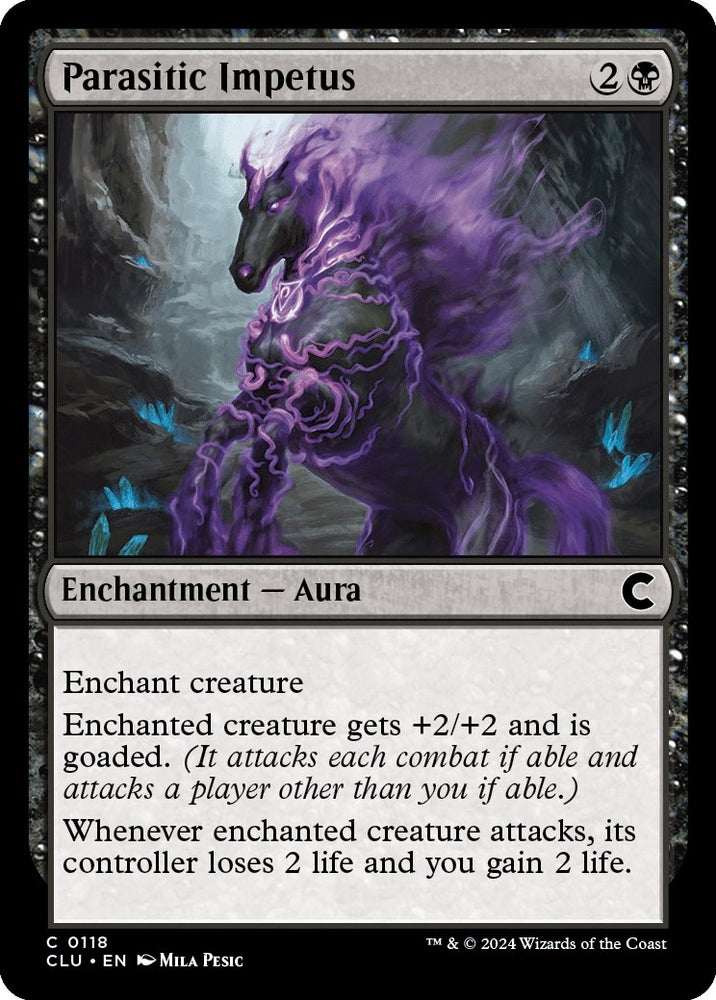 Image for Parasitic Impetus (118) [Ravnica: Clue Edition]
