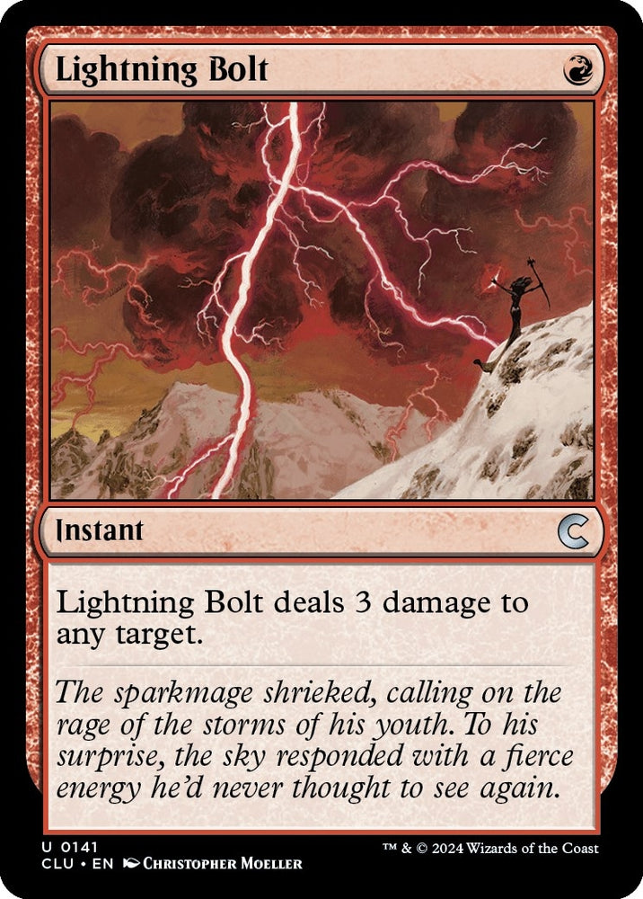 Image for Lightning Bolt (141) [Ravnica: Clue Edition]