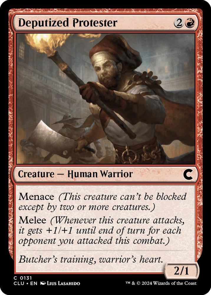 Image for Deputized Protester (131) [Ravnica: Clue Edition]